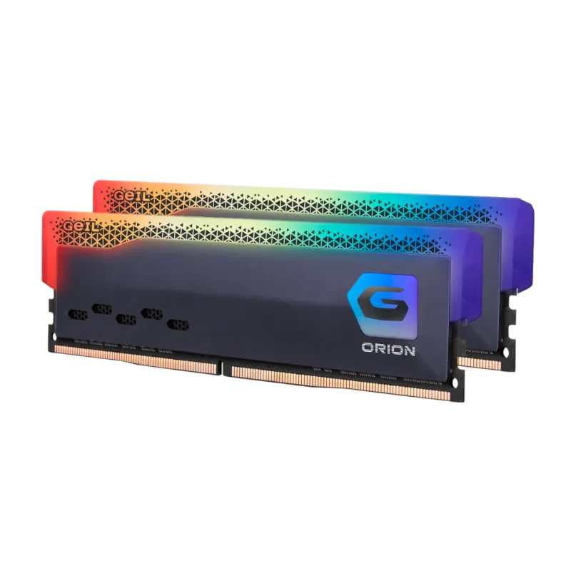 Geil Orion Rgb 16Gb Kit(2X8Gb) 3200Mhz Ddr4 Desktop Gaming Memory-Gray