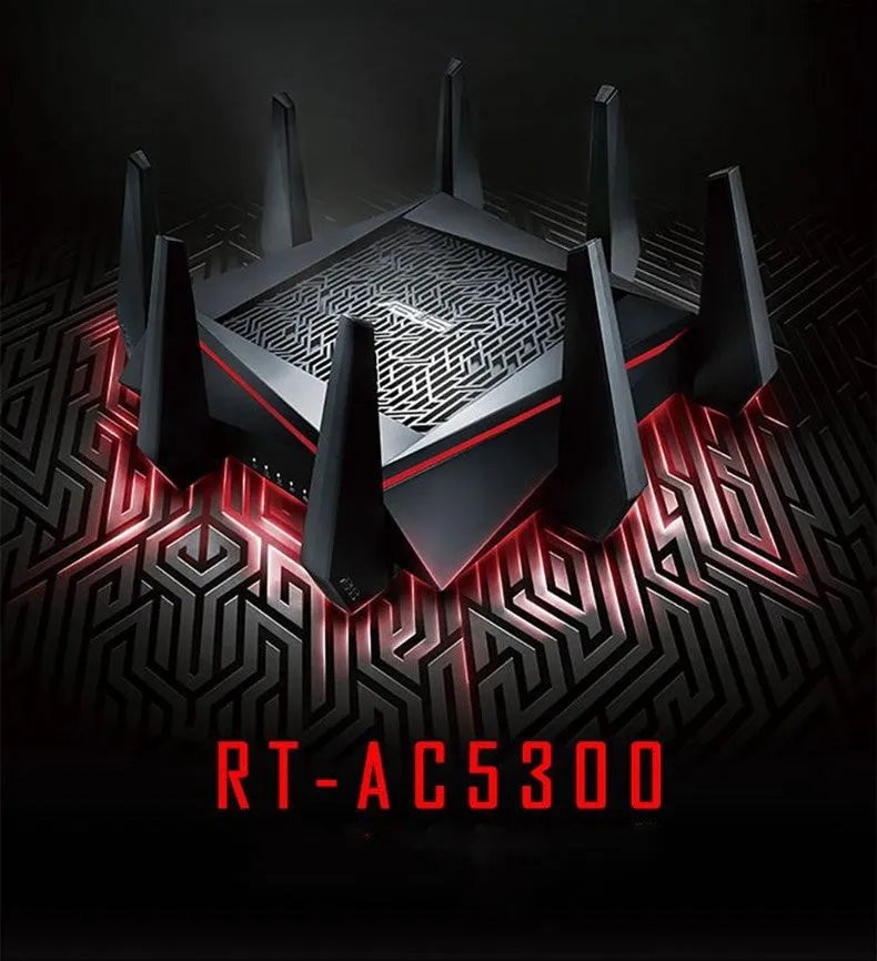 Gigabit wireless gaming  router with AiProtection Powered by Trend Micro