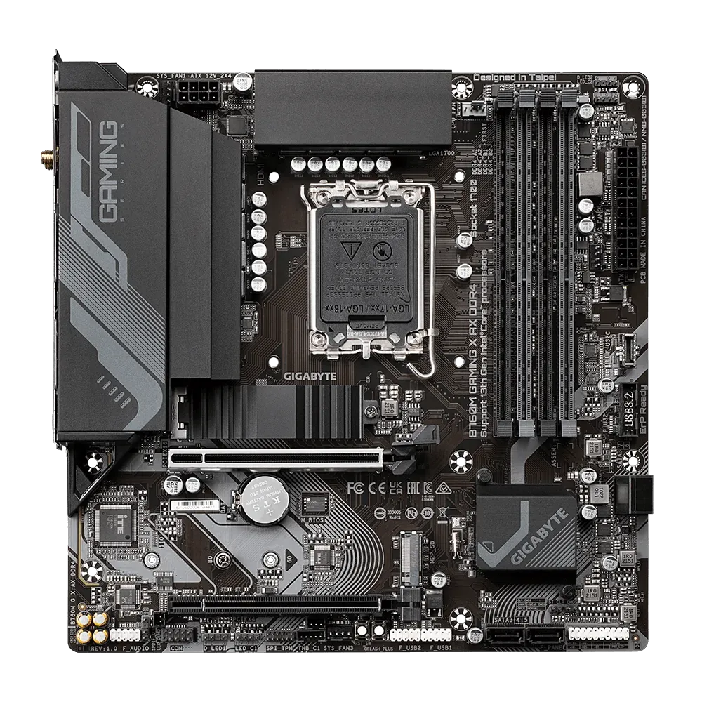 GIGABYTE B760M GAMING X AX DDR4,LGA 1700 mATX Motherboard