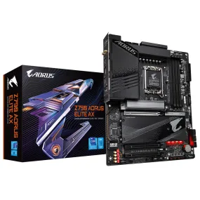 Gigabyte Z790 Aorus Elite Ax Motherboard - Supports Intel Core 14Th Cpus, 16* 2 １ Phases Digital Vrm, Up To 7600Mhz Ddr5