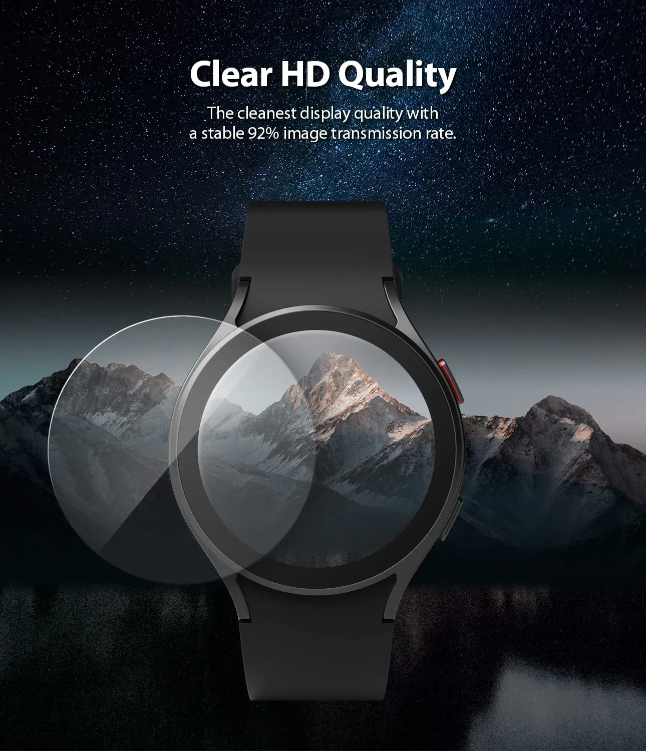 Glass [4 Pack] Compatible with Samsung Galaxy Watch 4 40mm