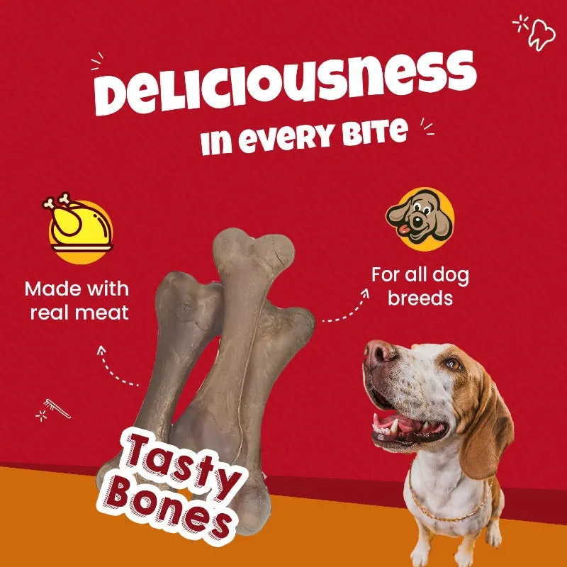 Goofy Tails Active Dental Bones Dog Treats 200g Turkey & Parsley