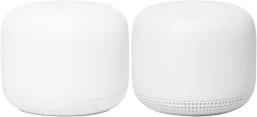 Google - Nest Wifi Router Point Bundle - White