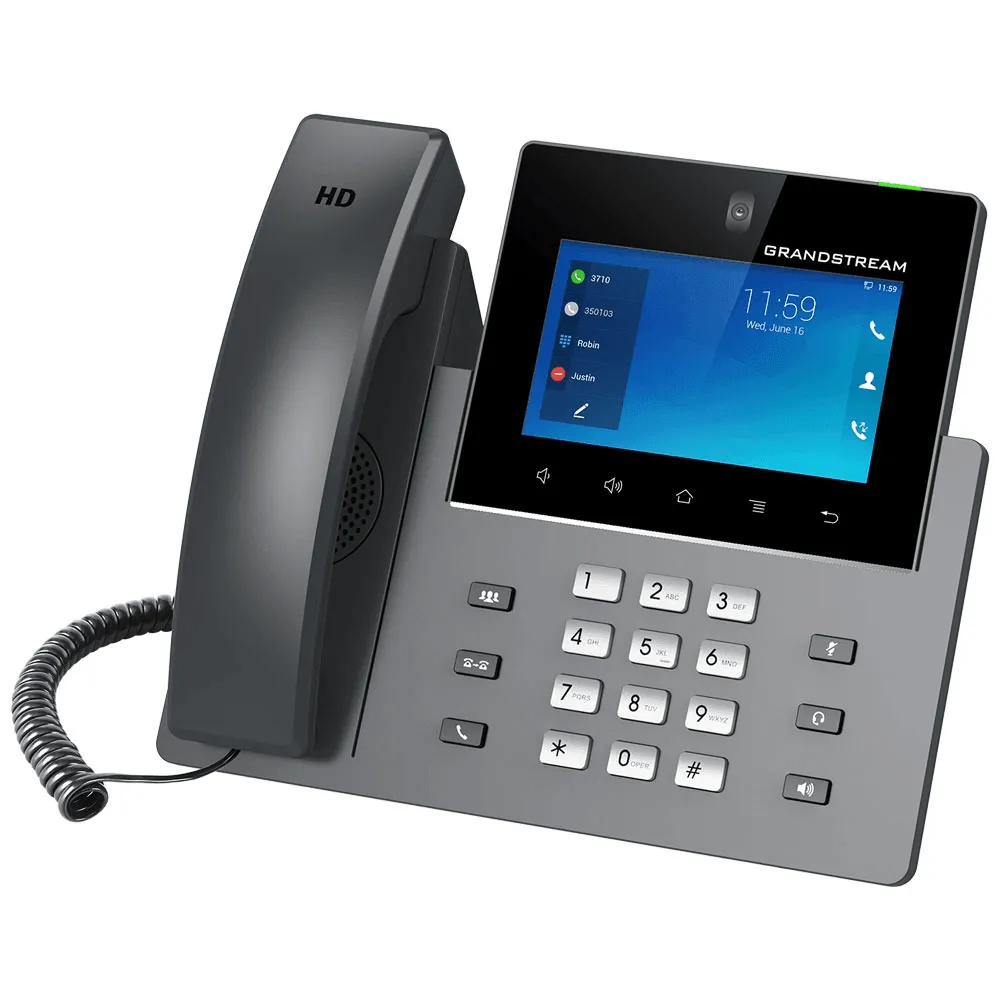 Grandstream GXV3350 16 Line Android IP Phone 16 SIP Accounts 5" Display