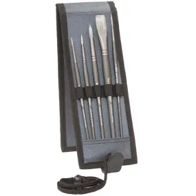 Gray Matters Travel Watercolor Brush Sets with Pouch