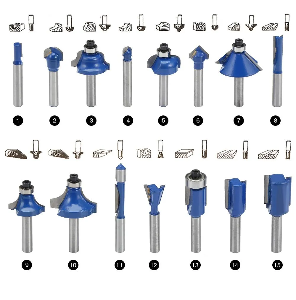 Handheld Wood Router Trimmer Tool