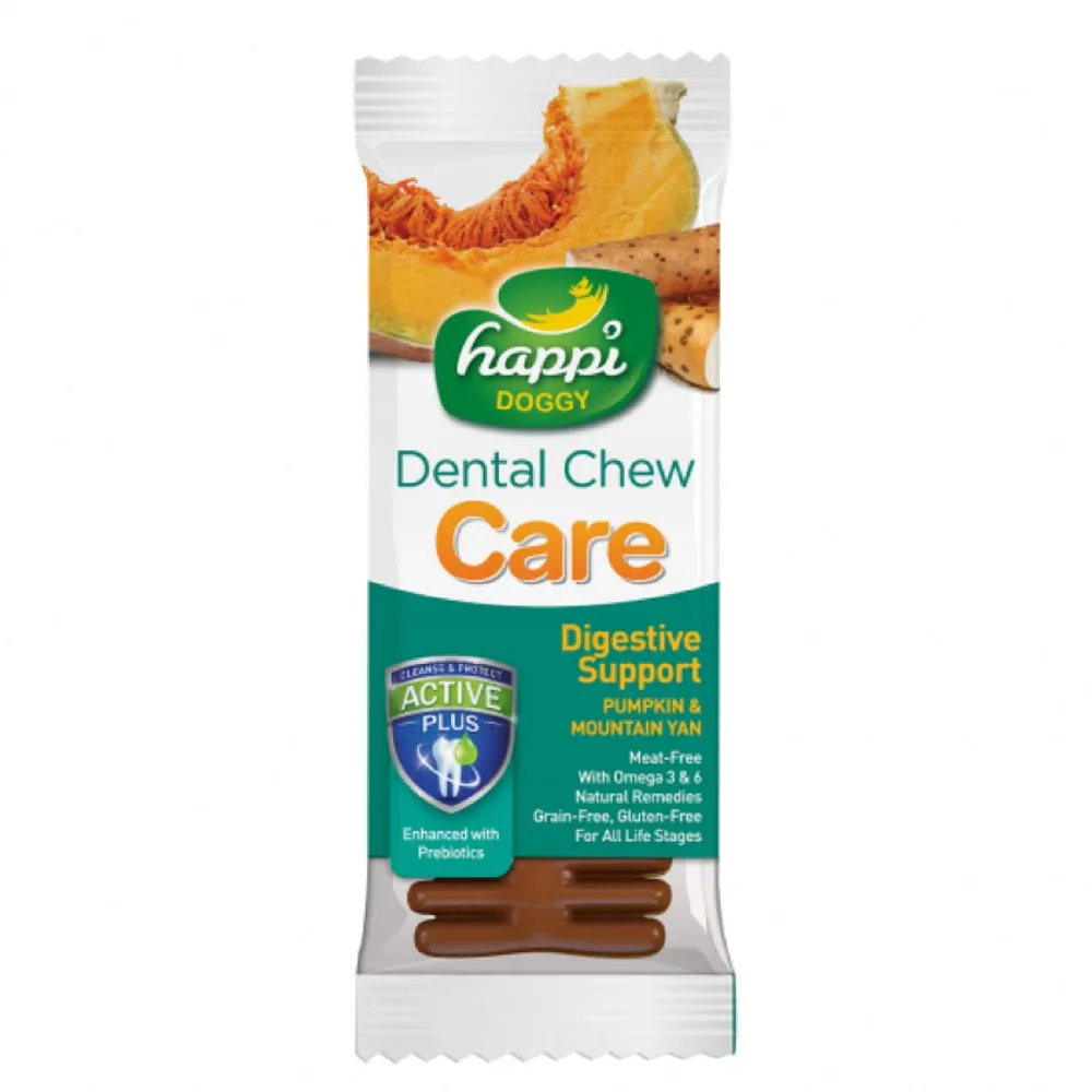 Happi Doggy Care Digestive Support 4 Inch Dental Dog Chew 25g