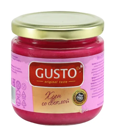 Horseradish "Gusto" with beets, 200g