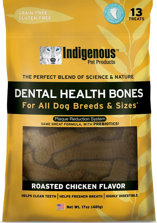 Indigenous Dental Health Bones — Chicken Flavor 17oz