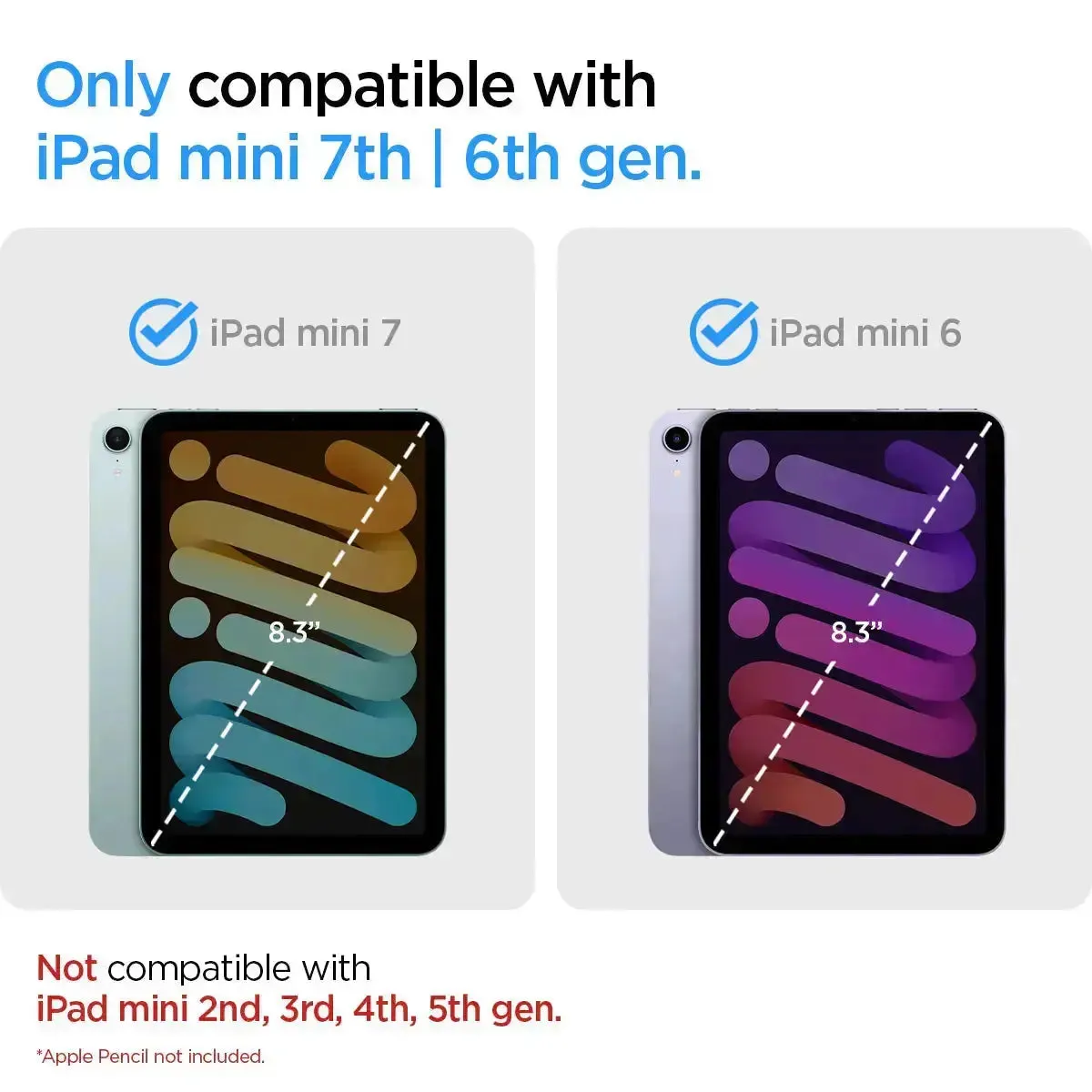 iPad Mini 7 (2024) / iPad Mini 6 (2021) Screen Protector Glas.tR EZ Fit