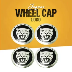 Jaguar Wheel Cap Logo - 4 Pc - Center Hub Badge