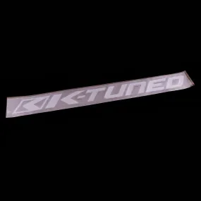 K-Tuned Windshield Banner - 3M Die Cut - 28" Wide - Yellow - KTD-WSB-Y28