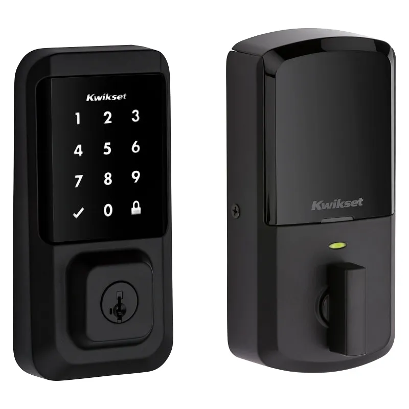 Kwikset Halo Series 939 WIFI TSCR 514 Electronic Deadbolt, Matte Black, Residential, AAA Grade, Zinc, Keypad Included :EA: QUANTITY: 1