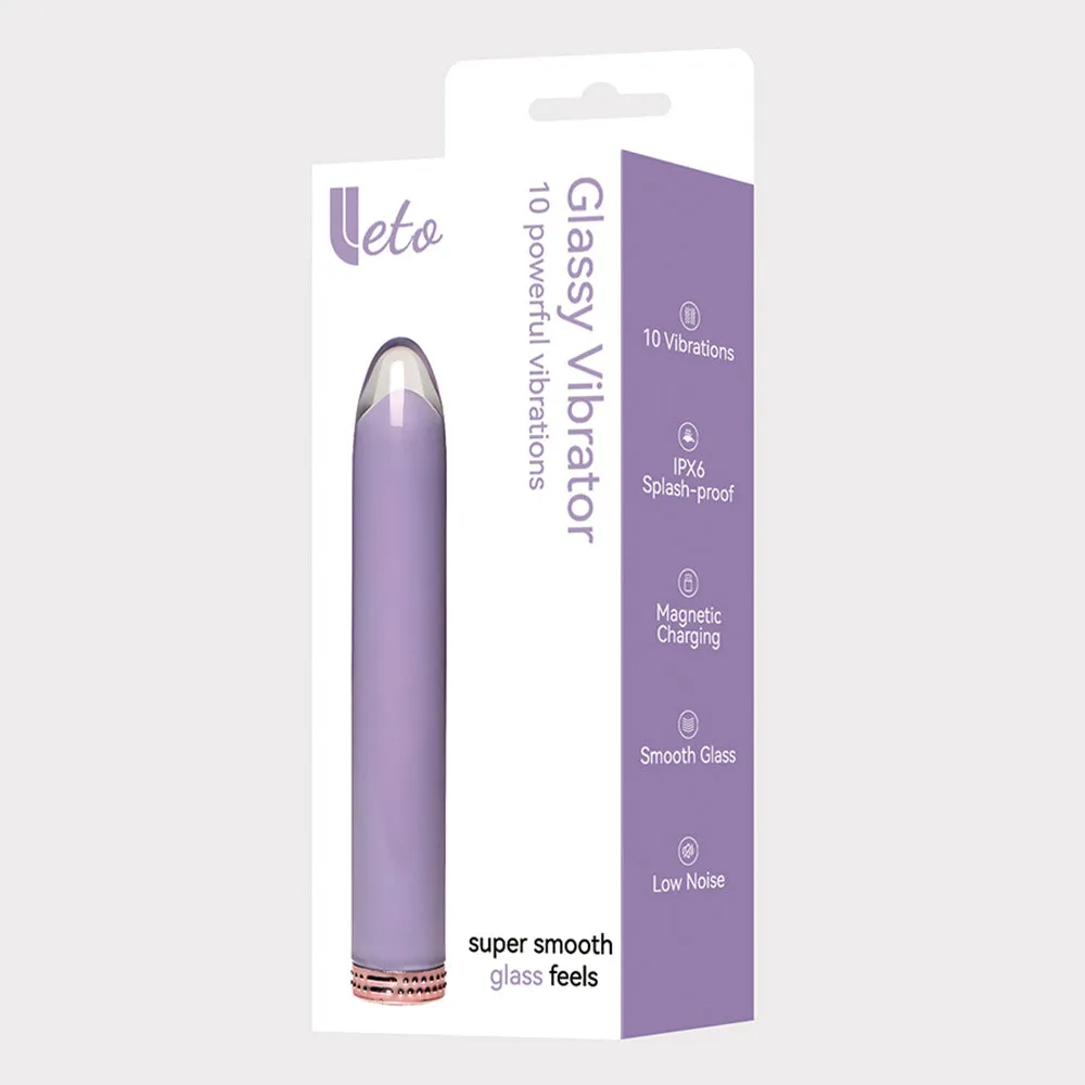 Leto Vega Tapered Glassy Vibrator