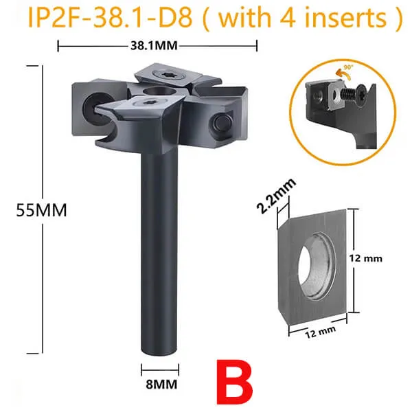 Levoite™ Spoilboard Surfacing Router Bit Slab Flattening Router Bit Wood Planer Router Bits