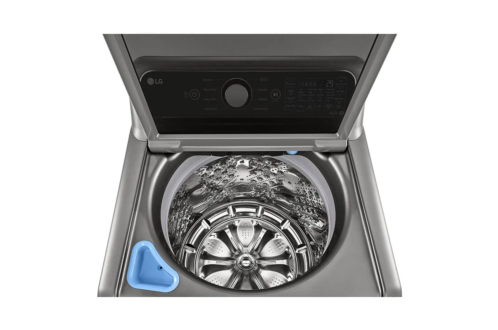 Lg 5.5 cu.ft. Mega Capacity Smart wi-fi Enabled Top Load Washer with TurboWash3D™ Technology