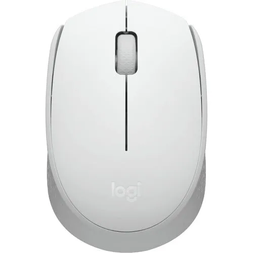 Logitech M171 Wireless Mouse - Optical - Wireless - Radio Frequency - 2.40 GHz - Off White - USB - 1000 dpi - Scroll Wheel - 3 Button(s) - Symmetrical