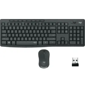 Logitech MK295 Wireless Keyboard Mouse Set Silent Quiet Keys