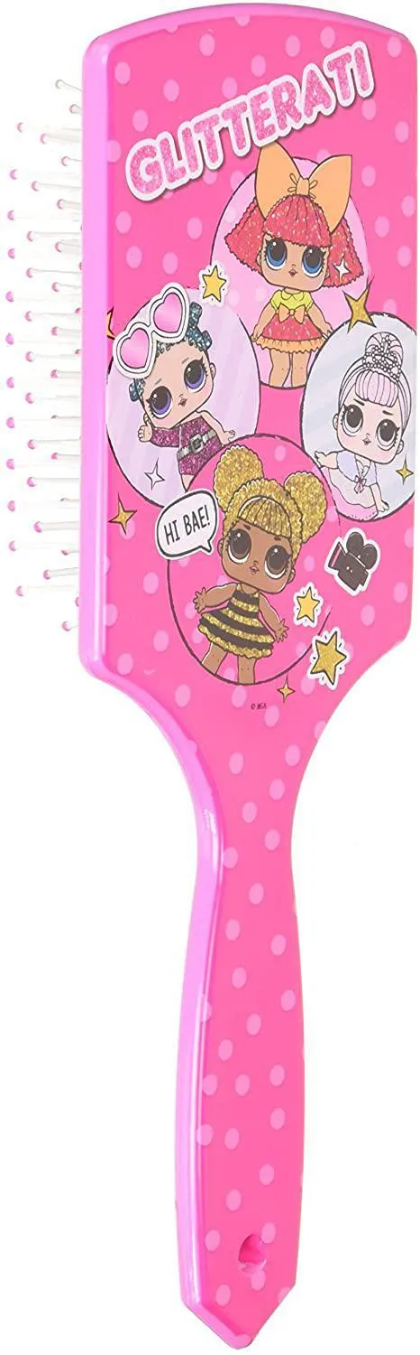 L.O.L. Surprise! Glitterati Paddle Hair Brush, Girls Perfection Hair Brush