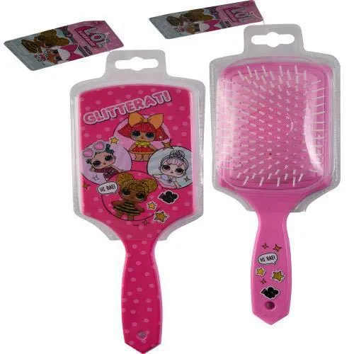 L.O.L. Surprise! Glitterati Paddle Hair Brush, Girls Perfection Hair Brush