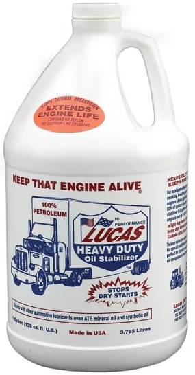 Lucas Oil 10002 Oil Stabilizer, 1 gal Bottle :GAL: QUANTITY: 4