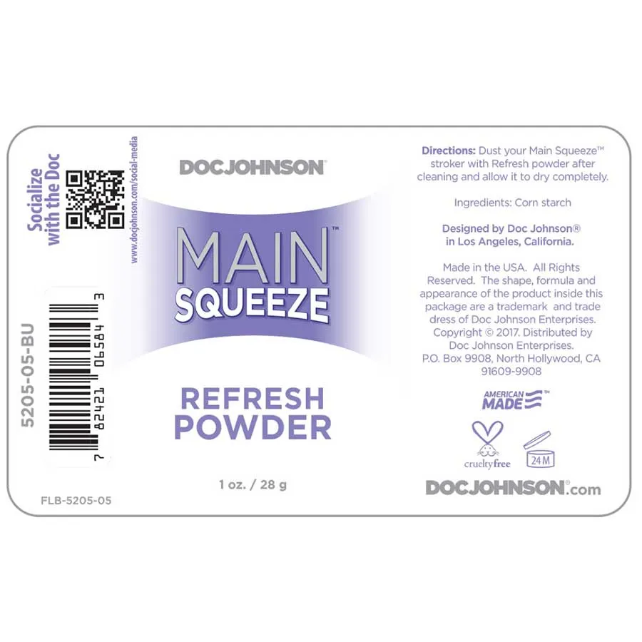 Main Squeeze Refresh Powder 1 oz by Doc Johnson