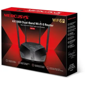 Mercusys Wireless Router MR70X AX1800 Dual-Band WiFi 6 Router