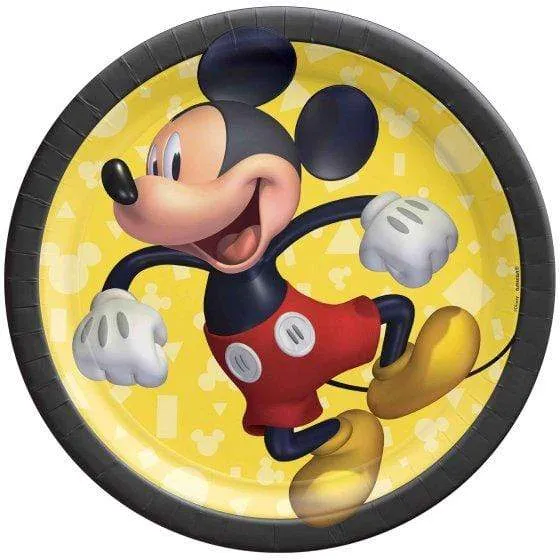 Mickey Mouse Forever NPC Paper Plates FSC 17cm 8pk