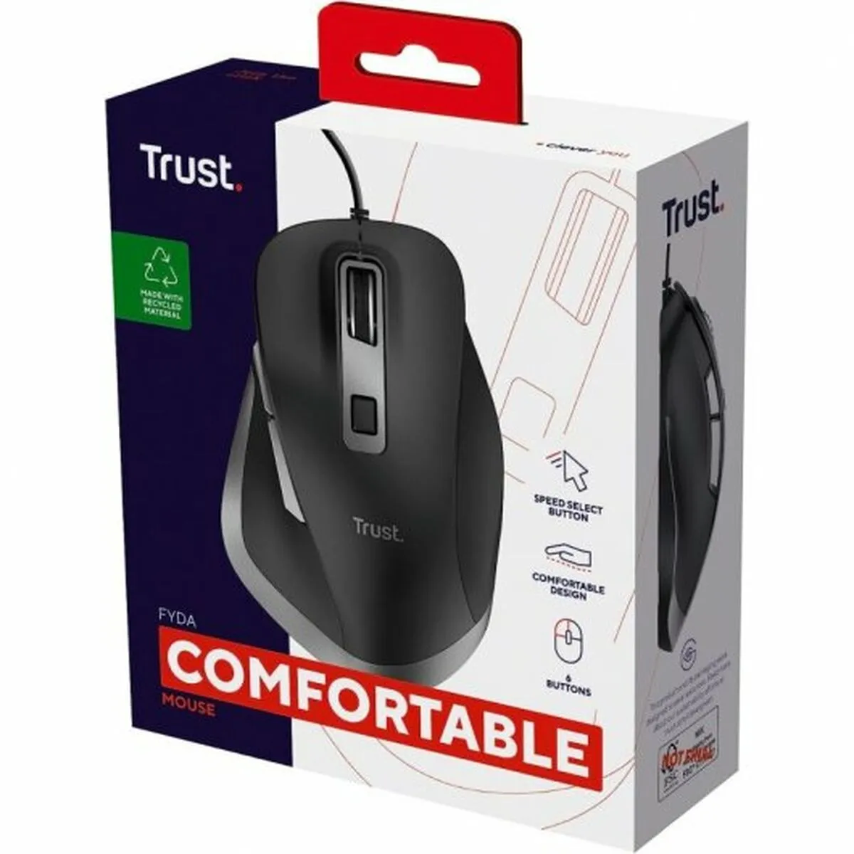 Mouse Trust Fyda Black