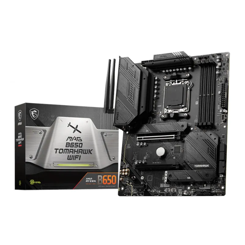 Msi Mag B650 Tomahawkwifi Amd Am5 Atx Gaming Motherboard