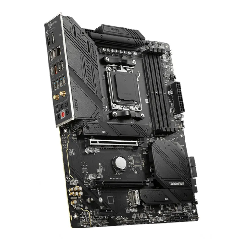 Msi Mag B650 Tomahawkwifi Amd Am5 Atx Gaming Motherboard