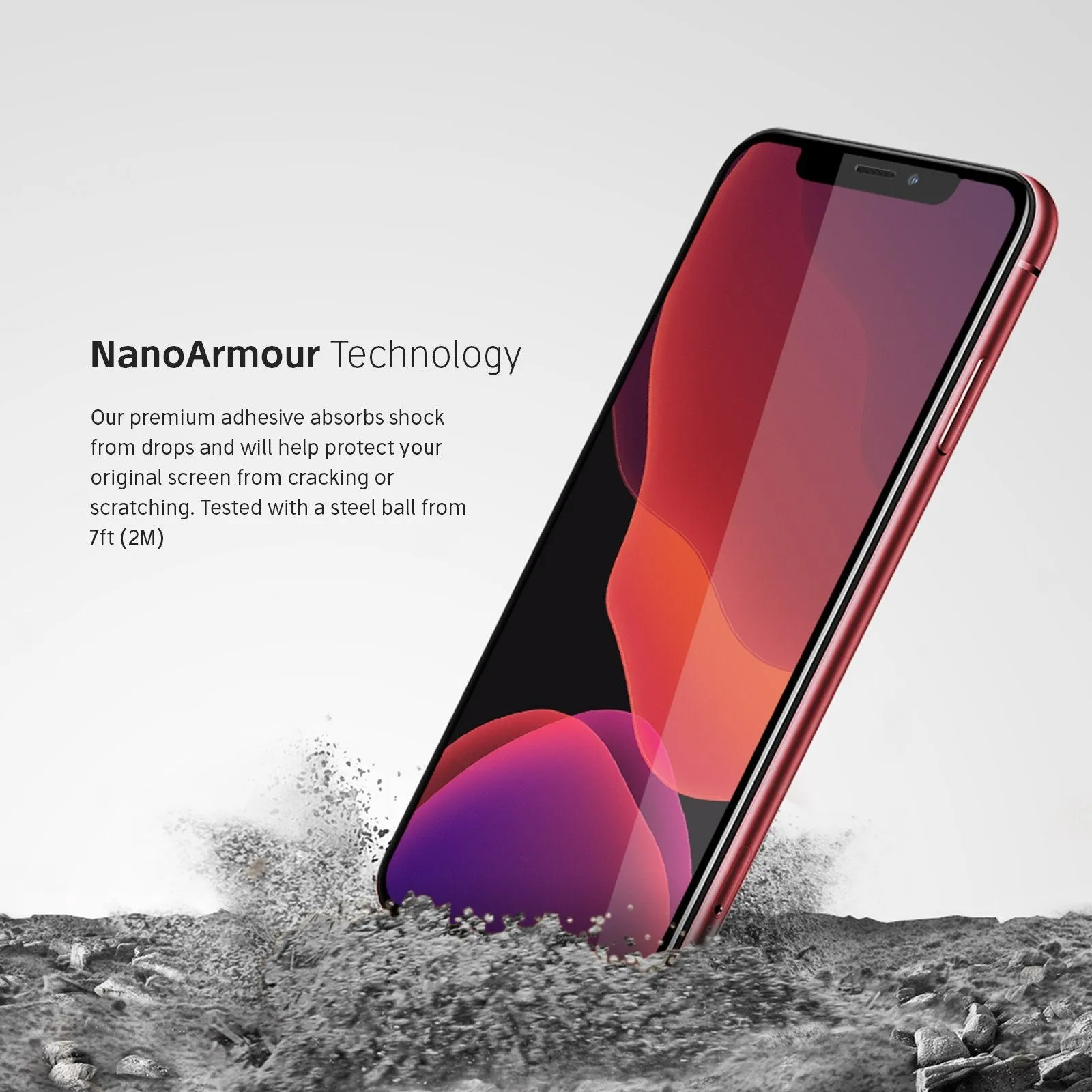 NanoArmour iPhone 11 Anti-Glare Screen Protector Matte