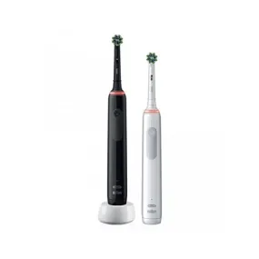 Oral-B | Pro3 3900 Cross Action | Electric Toothbrush | Rechargeable | For Adults | Ml | Number Of Heads | Black And Whi