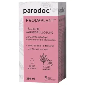 PARODOC Proimplant, dental implants mouthwash