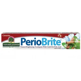 Perio Brite Toothpaste Cinnamint 4 OZ By Nature's Answer