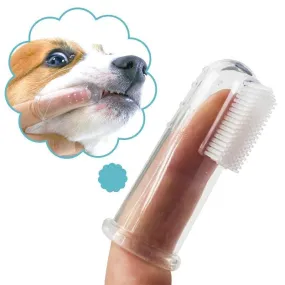 Pet Dental Finger Toothbrush for Cats and Dogs: Fresh Breath & Healthy Gums