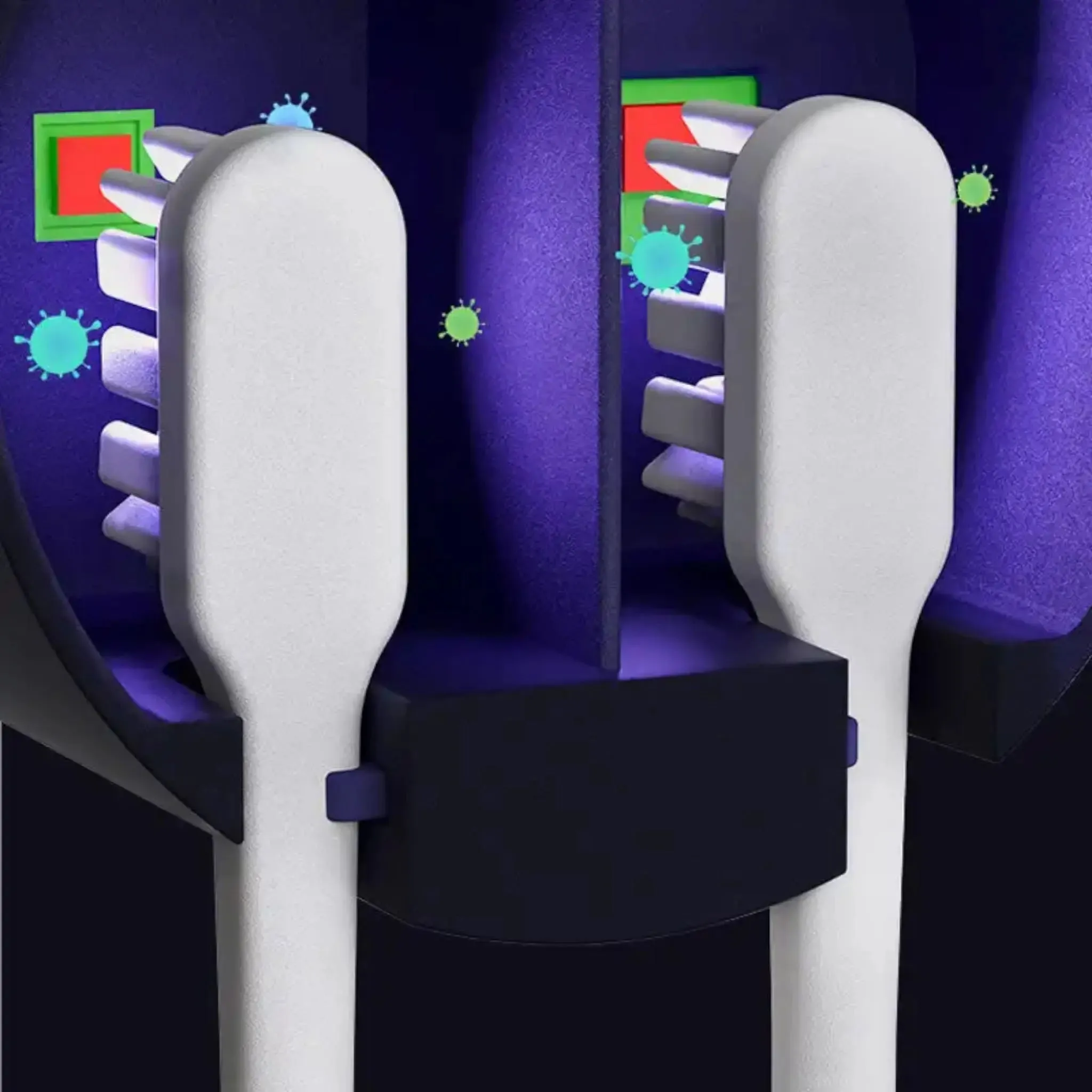 Portable Toothbrush Sanitizer & Hygienic Holder for Clean Teeth