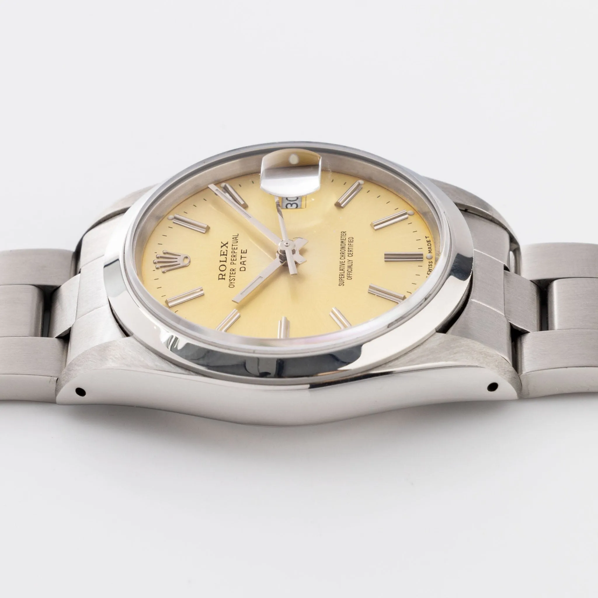 Rolex Oyster Perpetual Date Colour Change Dial Ref 15200