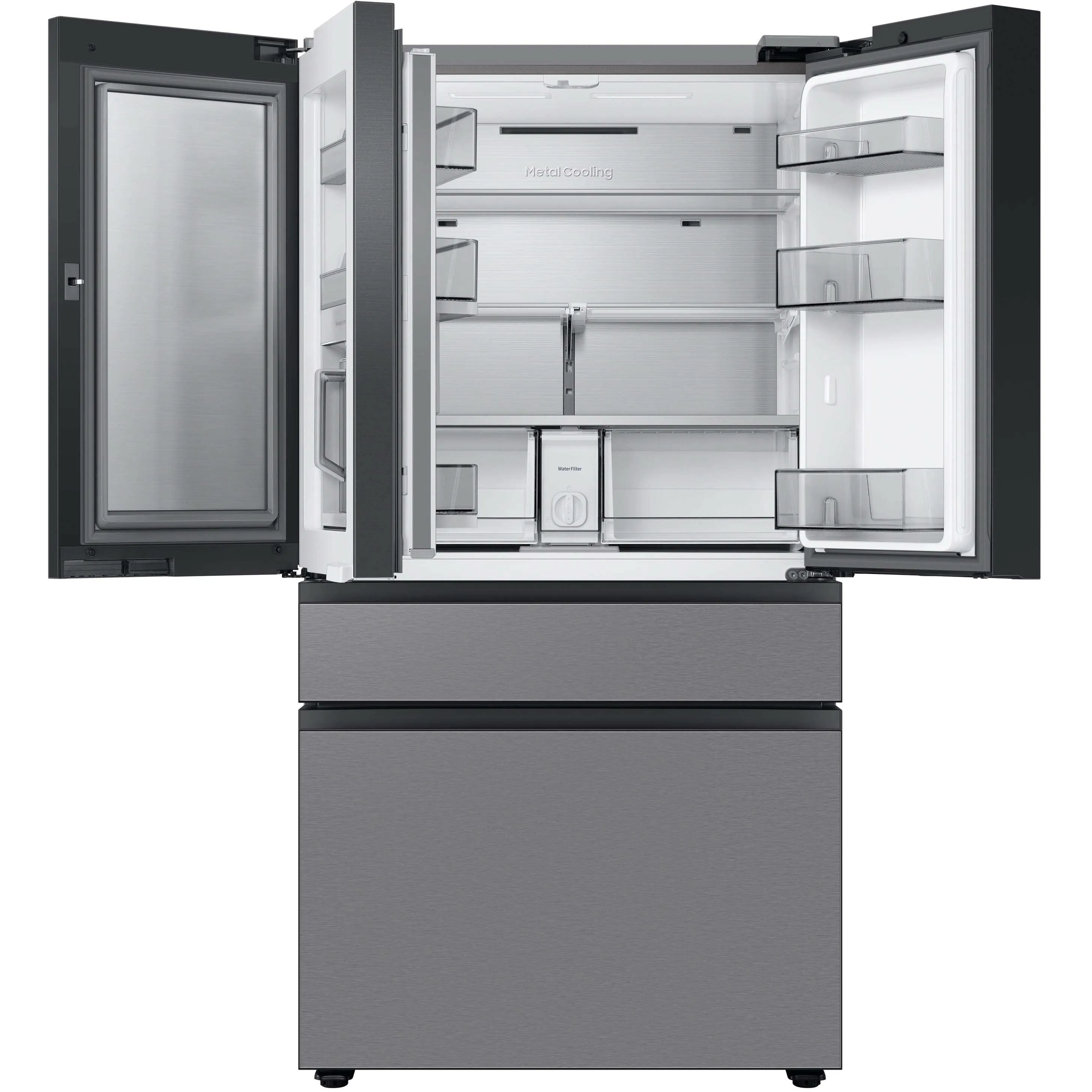 Samsung 36-inch, 23 cu.ft. Counter-Depth French 4-Door Refrigerator with Dual Ice Maker RF23BB8600QLAA