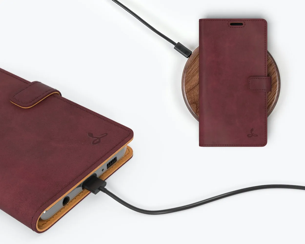 Samsung Galaxy S10 Plus - Vintage Leather Wallet