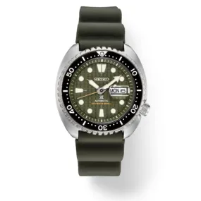 Seiko Prospex Automatic Diver Rotating Bezel 45.0 mm Green Dial Men's Watch (SRPE05)