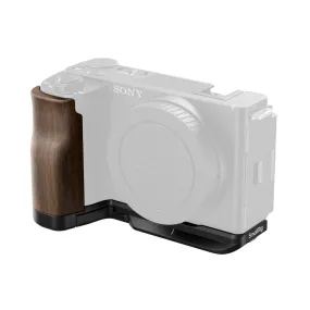 SmallRig L-Shape Mount Plate with  Wooden Handle for Sony ZV-E10 II 4864