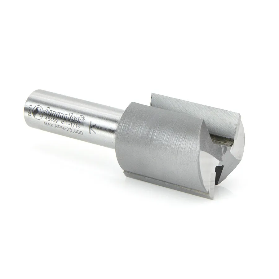 Straight Plunge Router Bit | 2 Flute | Various Dia x 1 1⁄4 x 1⁄2" Shank | 45459 | 738685454596