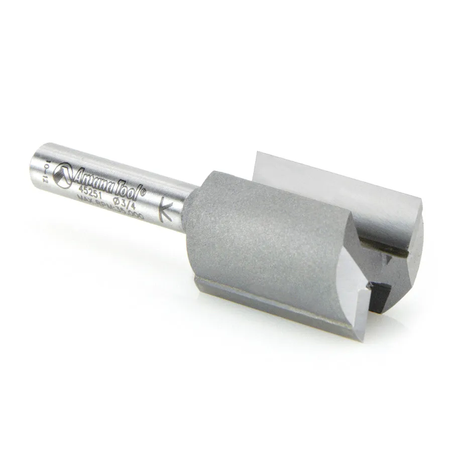 Straight Plunge Router Bit | 2 Flute | Various Dia x 1" x 1⁄4 Shank | 45251 | 738685452516