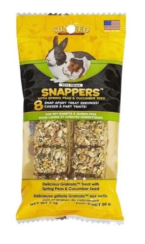 Sunseed Vita Prima Snappers With Spring Peas & Cucumber Seed For Small Animals 2oz