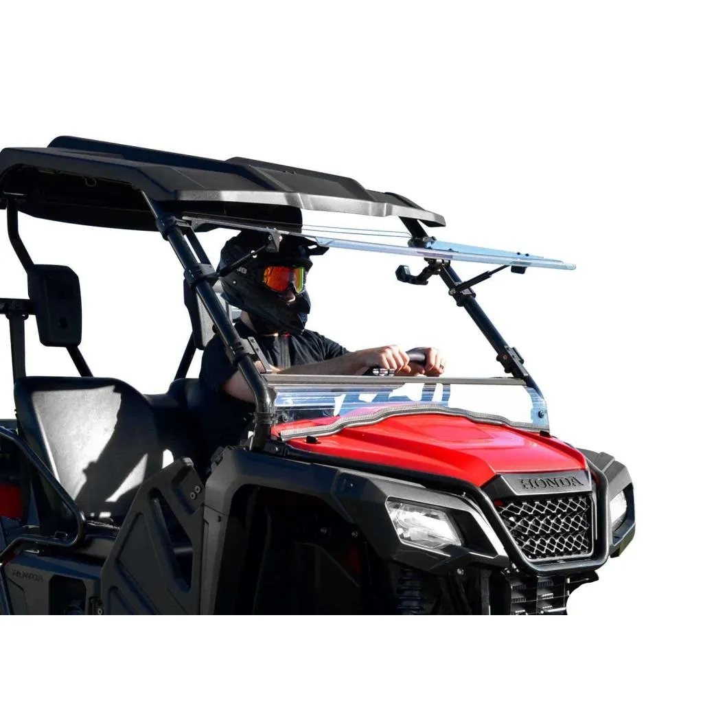 SuperATV Honda Pioneer 500 Scratch Resistant Flip Windshield