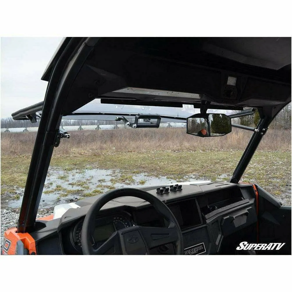 SuperATV Polaris General Scratch Resistant Flip Windshield