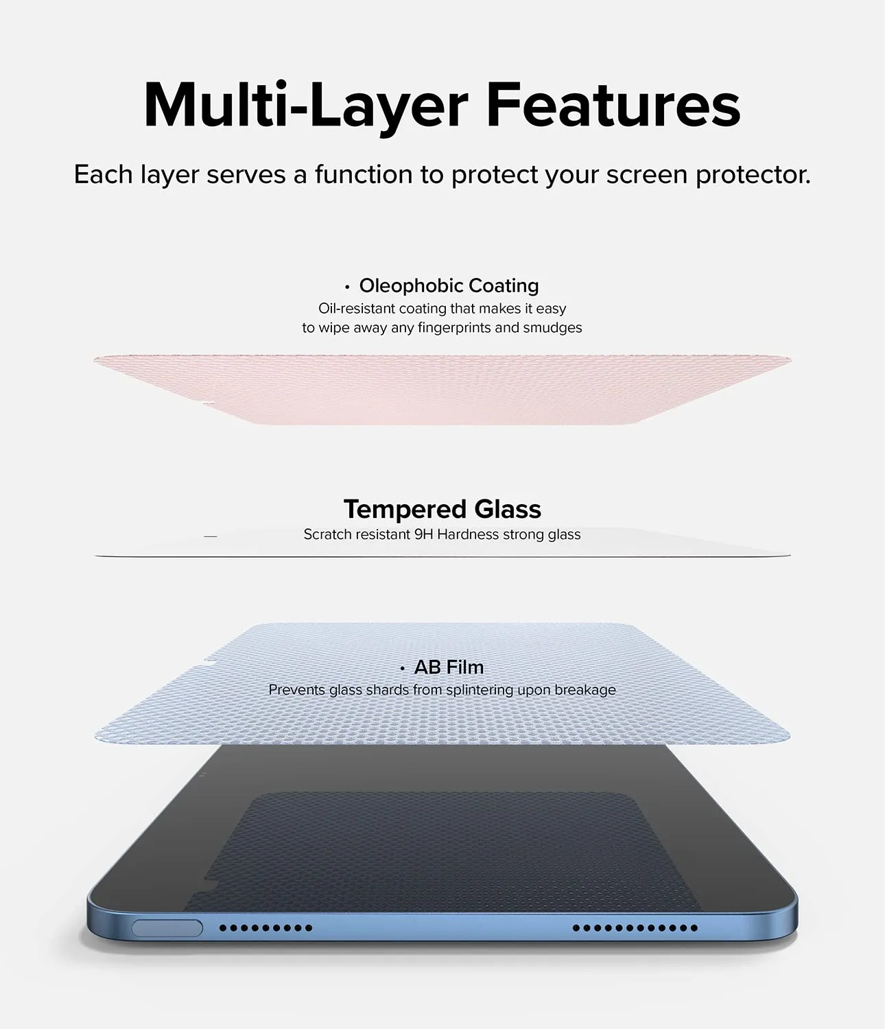 Tempared Glass For iPad 10th Generation 10.9(2022) Screen Protector