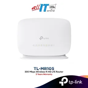 TP-Link TL-MR105 300 Mbps Wireless N 4G LTE Router