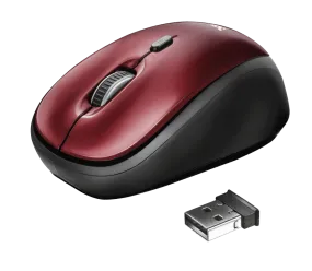 Trust Yvi Optical Wireless Mouse | Red